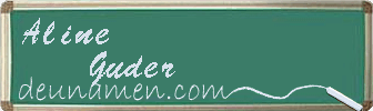 Aline Guder Visitenkarte